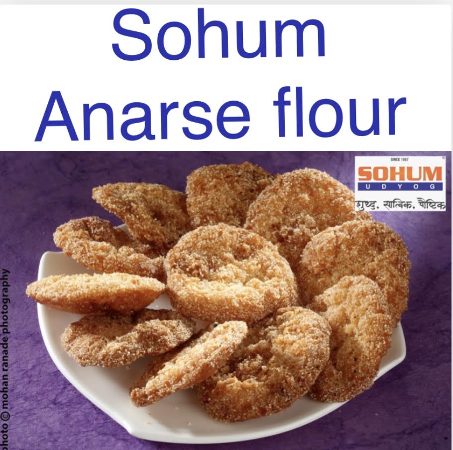 Sohum Anarse Flour / Peeth 250 gms ( Makes Approx 8-10 Anarse in 250 gms) Pre order by 15th Oct , delivery by 27TH OCT 2024