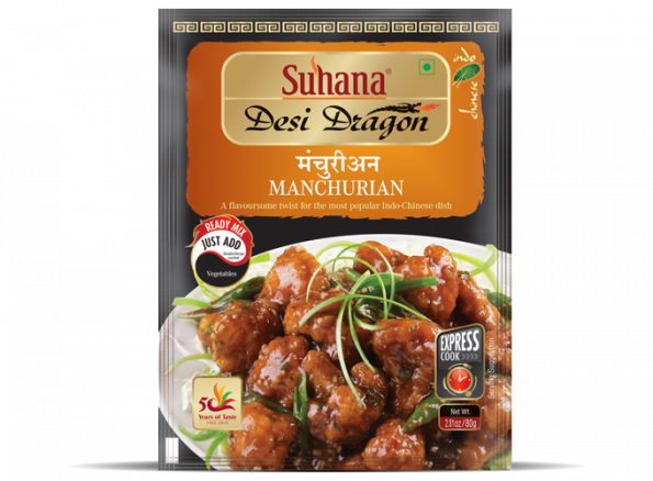 Suhana Manchurian Ready Mix 80g Pouch